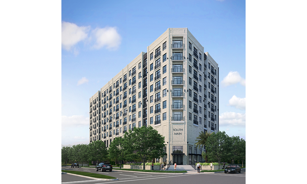South Main Building Exterior Rendering